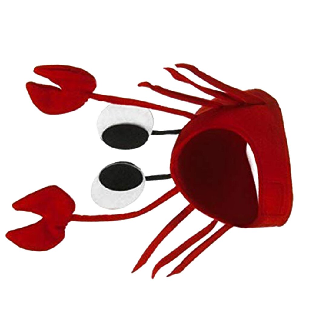 Drôle noël rouge homard crabe mer Animal chapeau accessoire de déguisement adulte enfant casquette bonne année