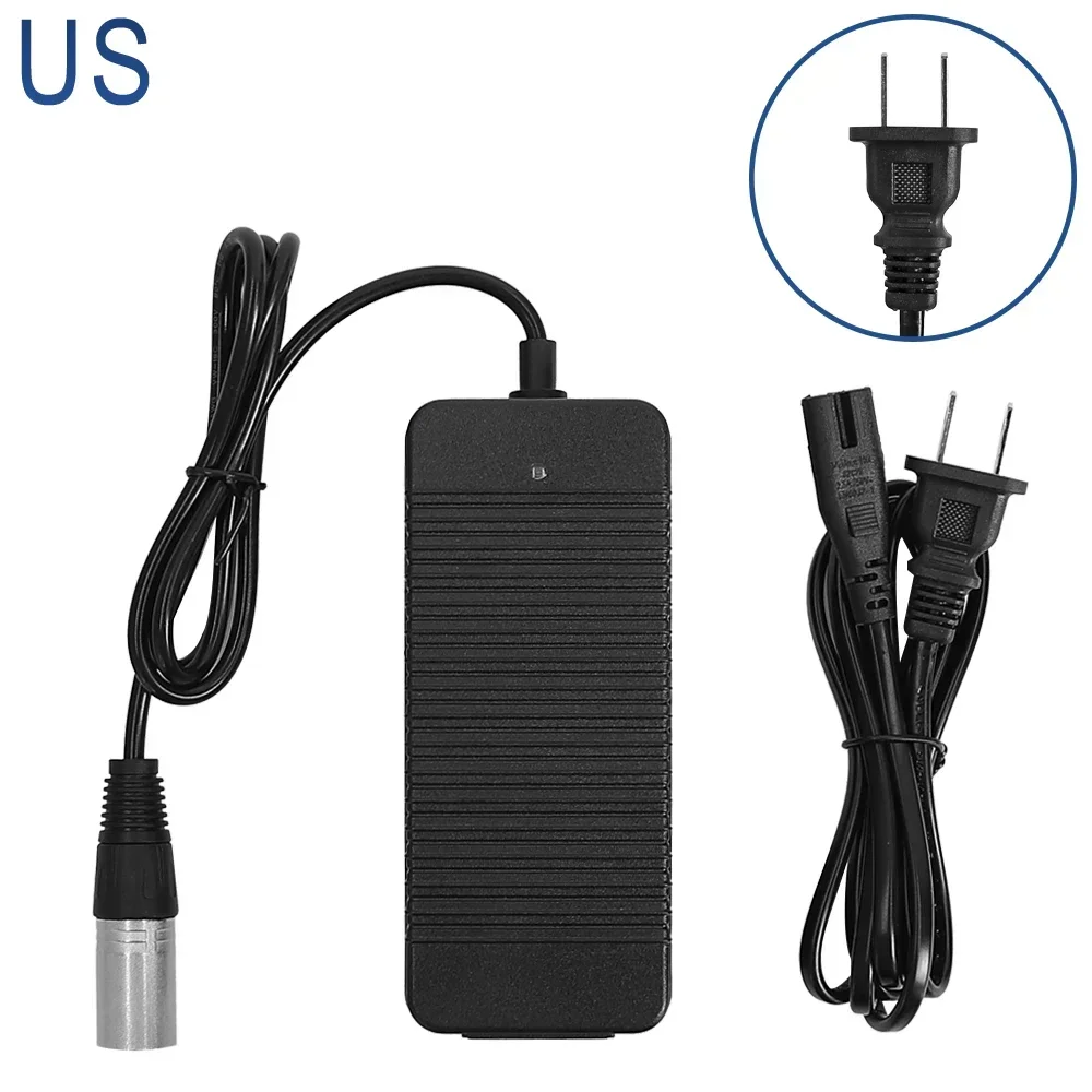 29.4V 2A Battery Charger for Drive Scout Mobility Razor GO GO Elite Traveller SC40E/SC44E EU/US Plug 3pin XLR Connector: Yellow