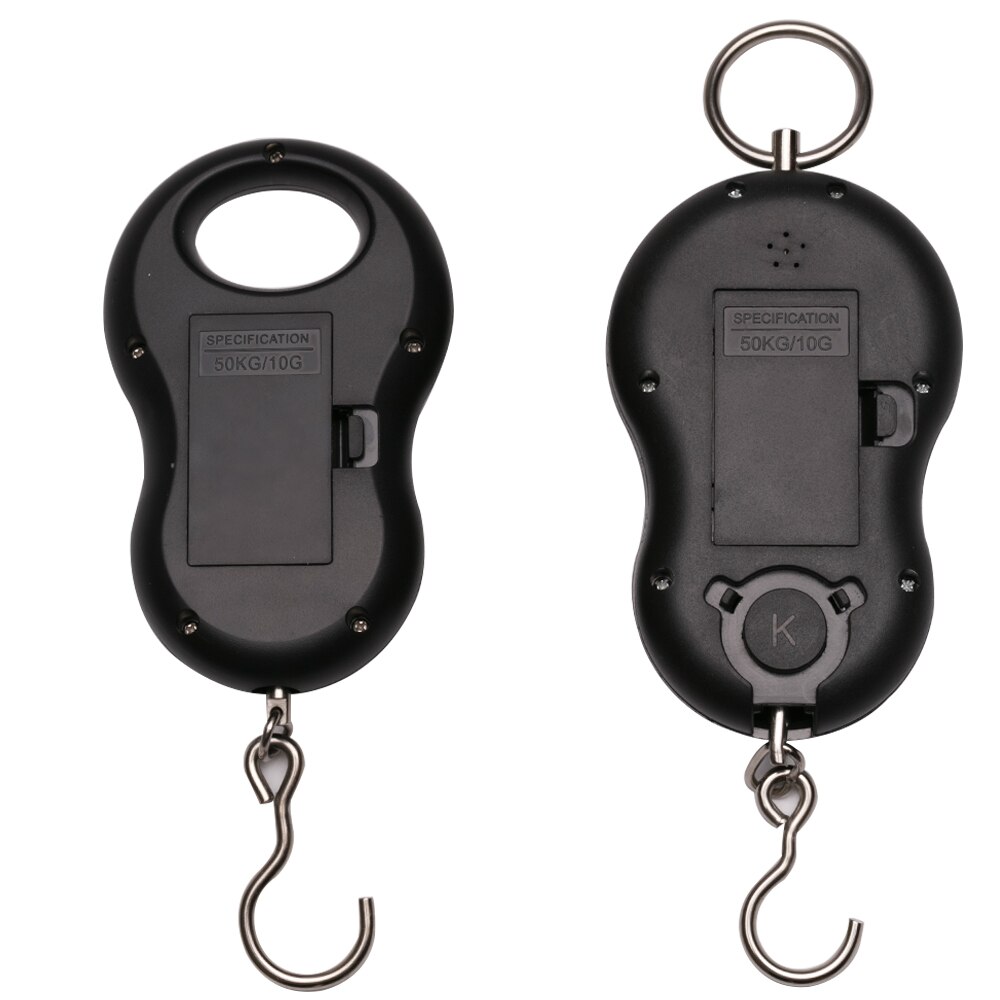 Mini balance numérique pour la pêche, balance pour les bagages de pêche, pesage des bagages, grille en acier, outil de poids pour la cuisine, 50kg x 10g