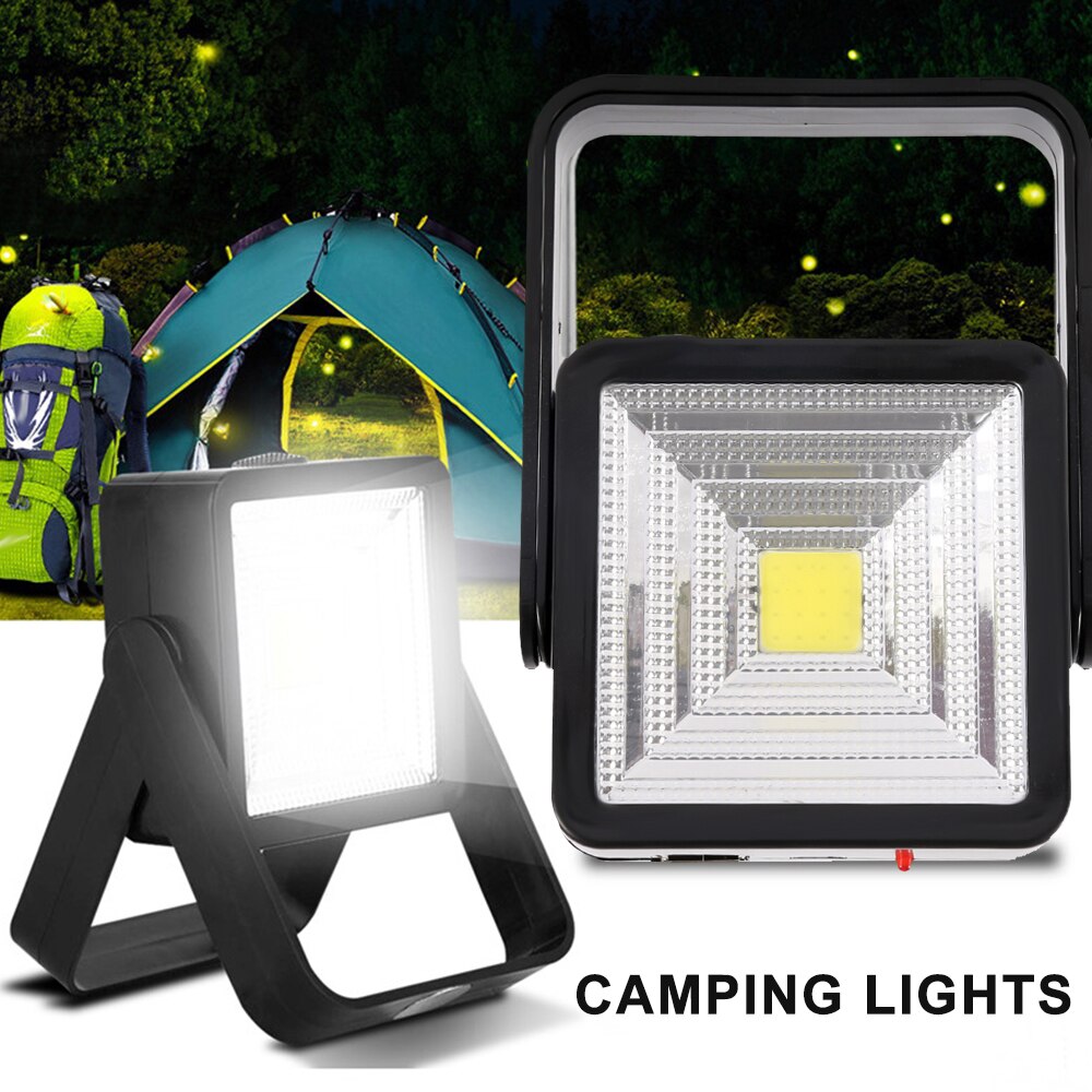 Solar LED Camping Licht Draagbare Oplaadbare Emergency Tent Lamp Camping LED Lantaarn Vissen Lamp 6000K Draagbare Verlichting