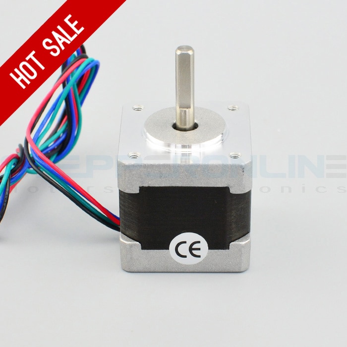 Nema 14 Stappenmotor 34 Mm 18Ncm(25.5 Oz. In) 0.8A 4-Lood Nema14 Stap Motor Voor 3D Printer/Cnc Robot