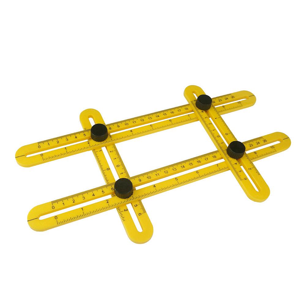 A2 Multi Template Tool Angle Measuring Protractor Ruler Builders Craftsmen Engineers Layout Woodwork Folding Rulers