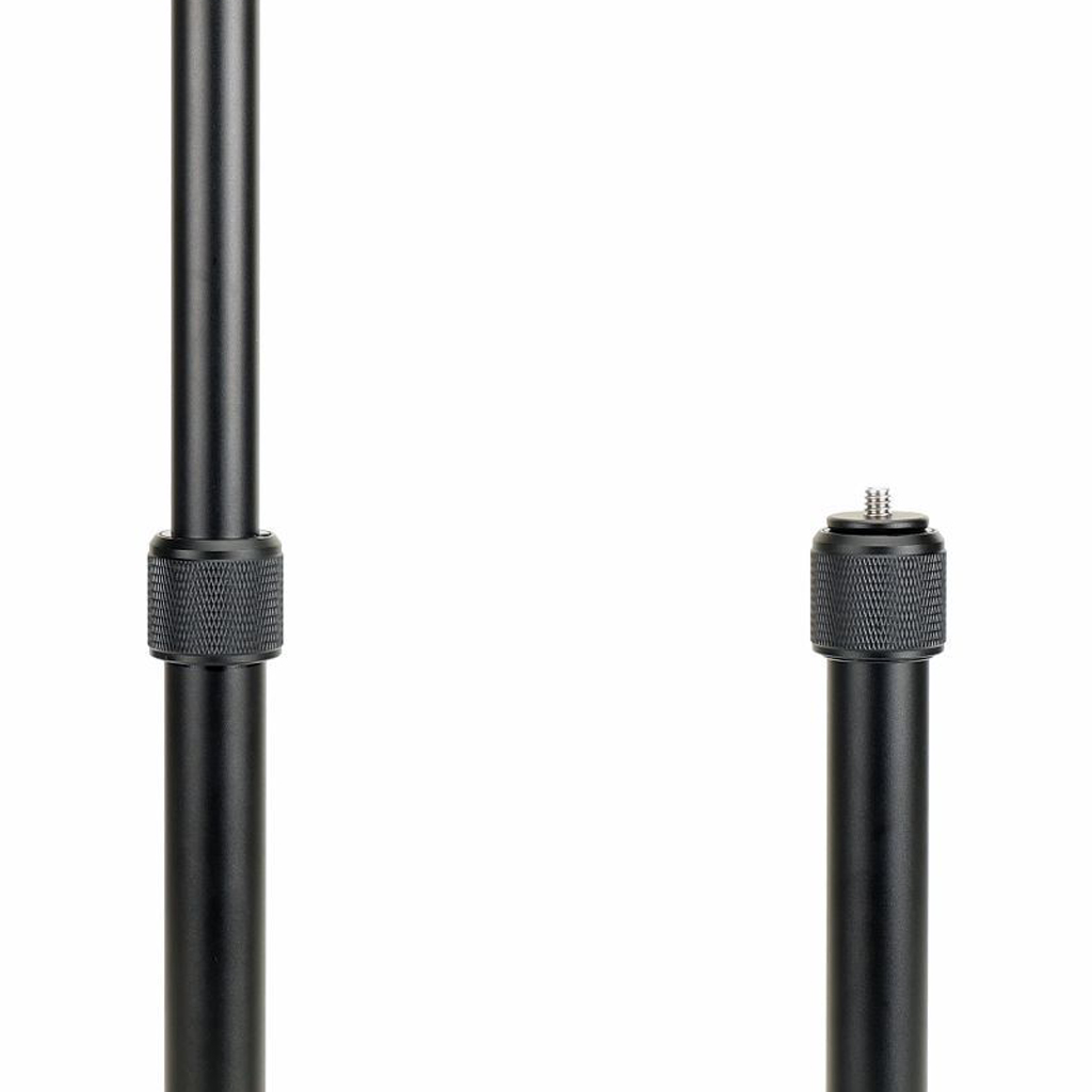 Tripod Mount Monopod Metal Handheld 2-section Extension Rod with 1/4-20 Thread for DSLR Camera Gimbal Stabilizer Phone Holder