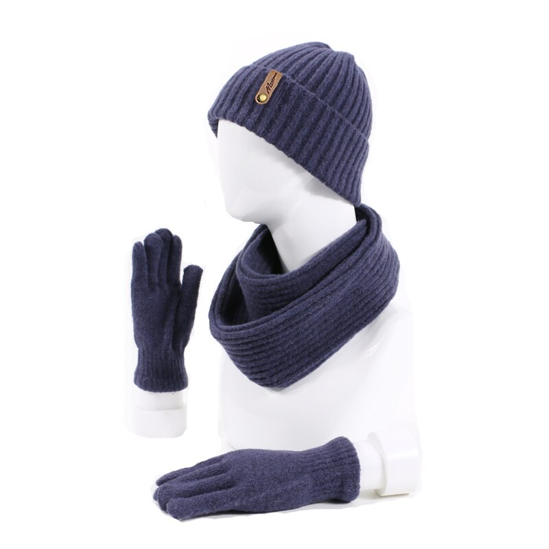 unisex Mtze mtzen schal handschuhe dreiteilige W...  Grandado