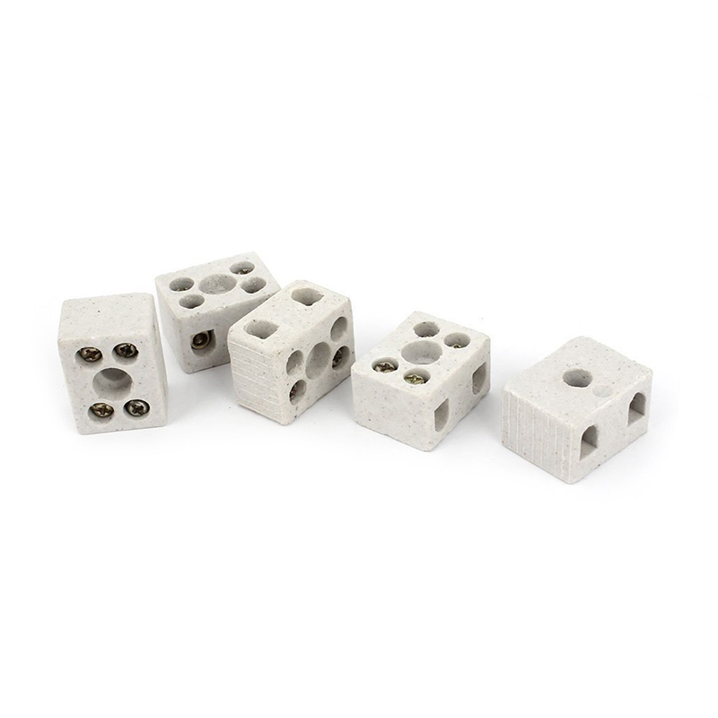 Uxcell - Conectores De Cerámica De Porcelana De Alta Temperatura De 2 Vías, 39 X 31,5 X 23 Mm