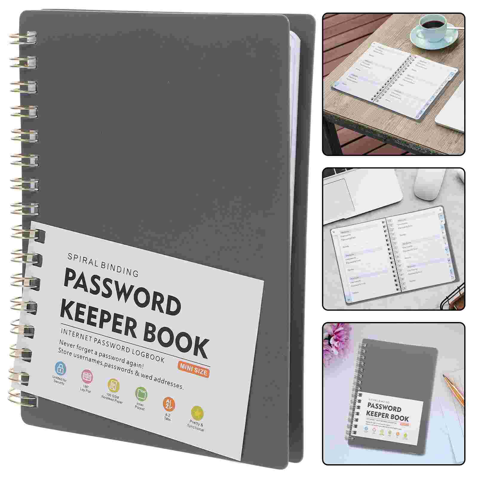 Portable Password Book Small Internet Address Notebook Websites Address Book With Alphabetical Tabs Practical Notepad Notebooks