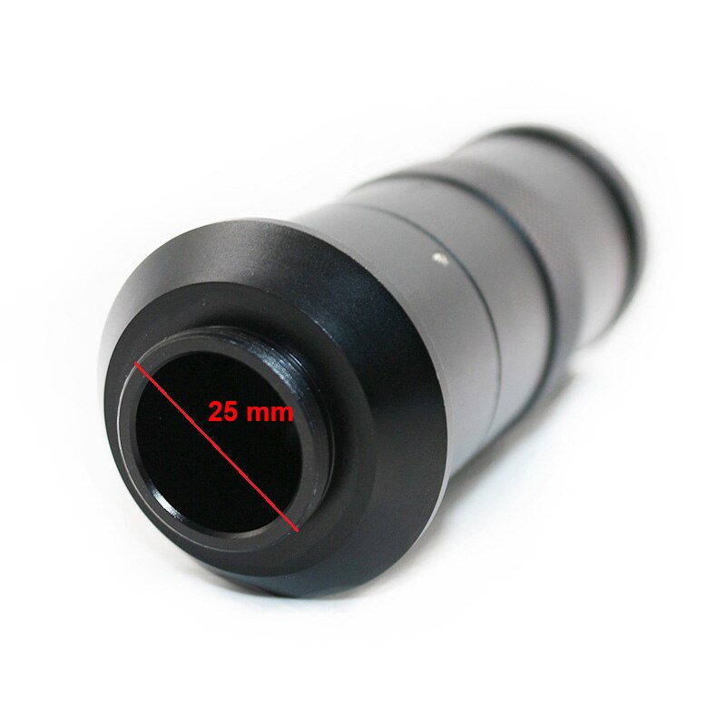 100X Industriële Microscoop Optische Lens C-Mount Zoom Monoculaire Lens Oculair Voor Usb Industriële Camera Zoom Verhouding 15:1