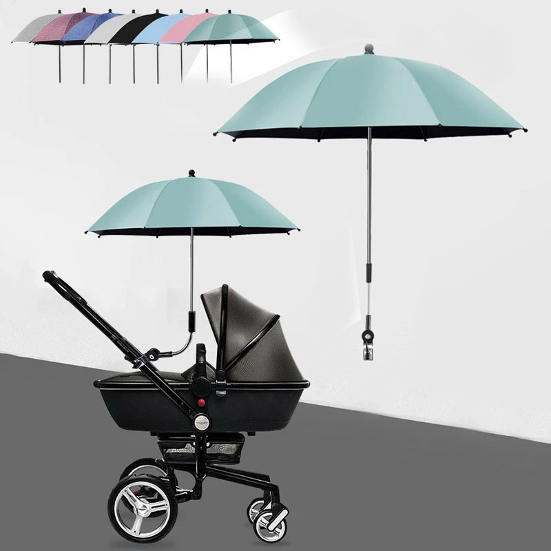 UV Schutz Baby Kinderwagen Regenschirm Mit Klemme Universal- Sunscree Regendicht Kinderwagen Abdeckung Regenschirm Baby Kinderwagen Zubehör