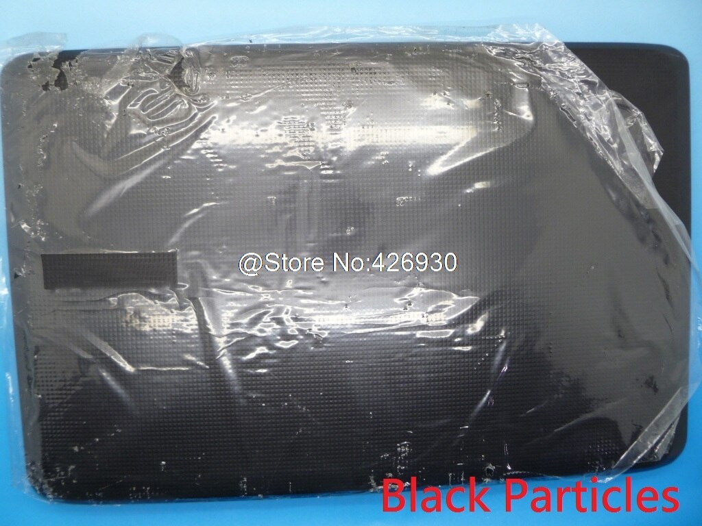 Laptop LCD Top Cover For Samsung R540 RV510 R538 R525 R530 BA75-02370B BA75-02375A BA75-02560B Back Cover: Black Particles