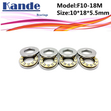4x Drucklager F10-18M – 10x18x5,5 Mm, GCr15 Stahl Produktbild-Vorschau 5