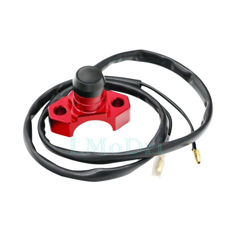 LMoDri-Interruptor de aluminio CNC para motocicleta, manillar de botón de retorno Manual, luces delanteras de montaje, 22mm
