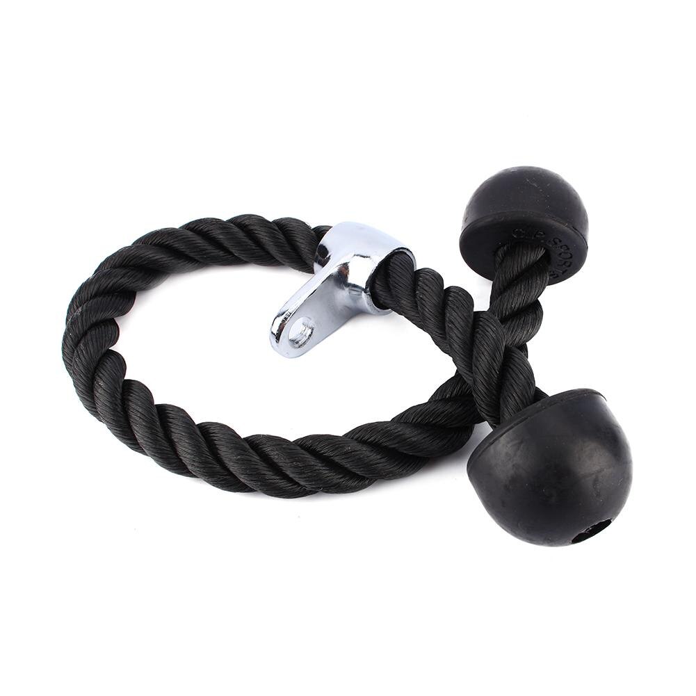Tricep Rope Pull Press Down Push Pull Cord Multi Gym Lat Bar Cable Attachment