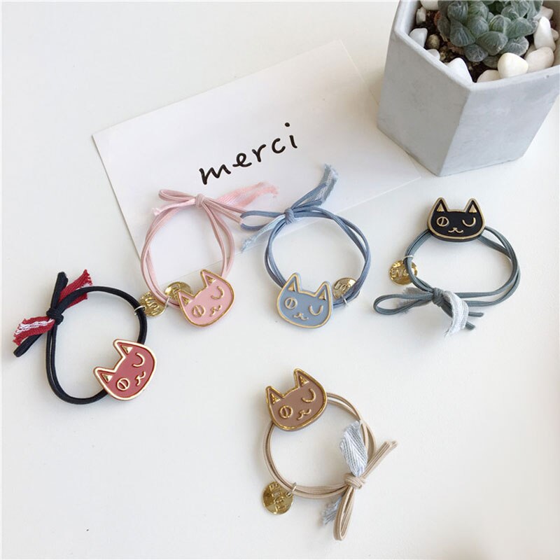 Mode Meisjes Cartoon Kat Haar Clip Zoete Hoofddeksels Haar Ornament Baby Haarspelden Haarspeldjes BB Clip Hoofdband Tiara Haaraccessoires