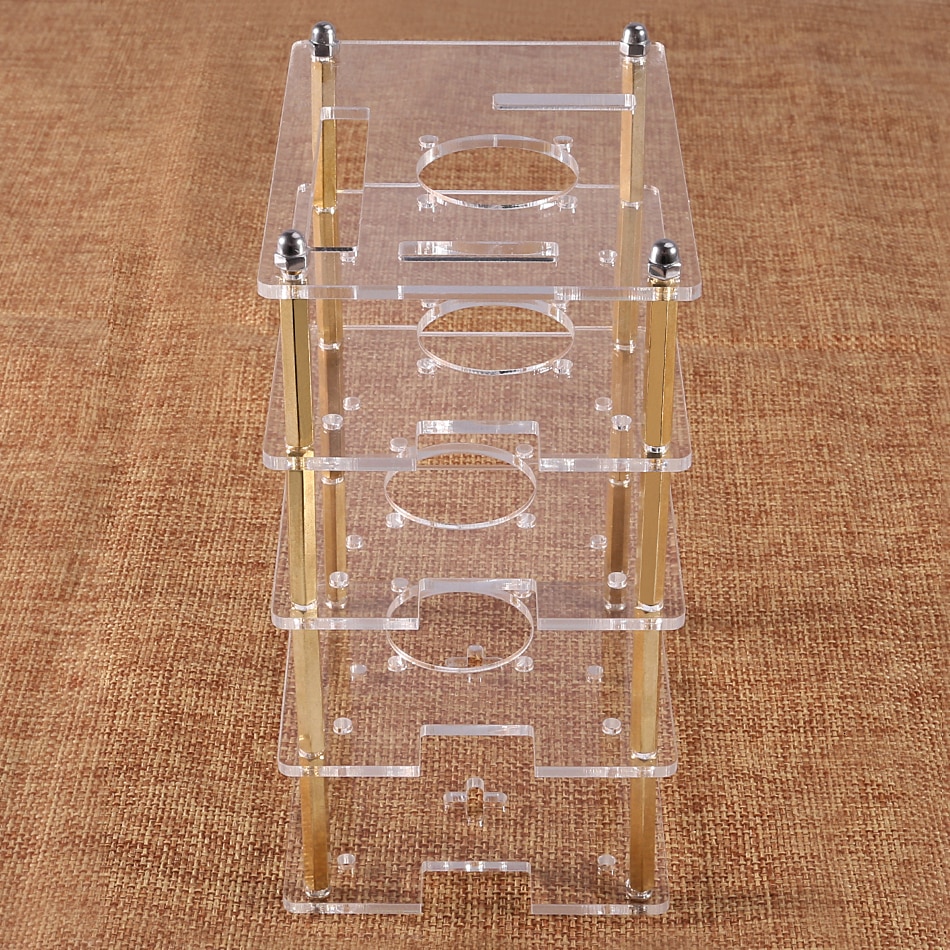 Framboesa pi 3 4 caso 1- 4 camada multi camada acrílico pilha escudo/gabinete para raspberry pi 3 4 modelo b/3b +/3b