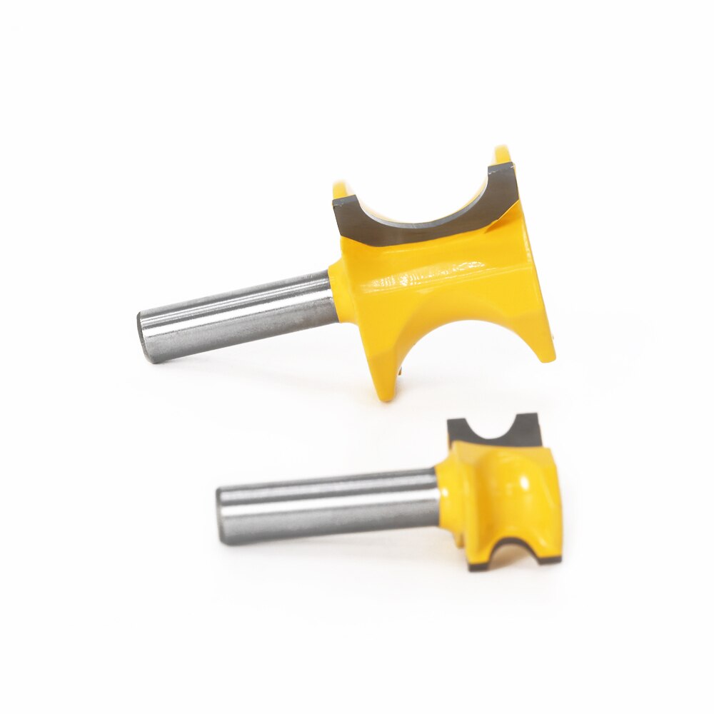 1Pcs Half Ronde Side Cutter Bit Router Bit 8Mm Schacht Houtbewerking Bits