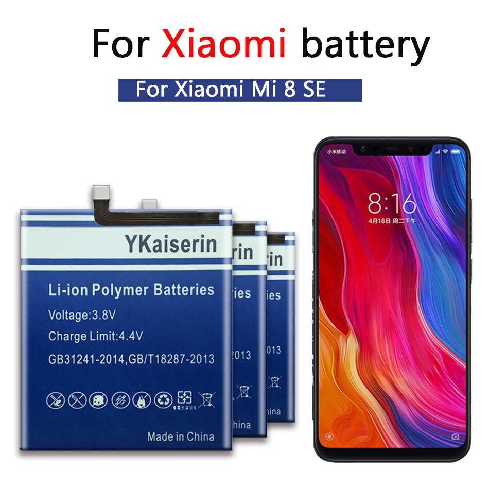 Voor Xiaomi BM3D 4500Mah Batterij Met Voor Xiaomi 8 Se MI8 Se M8SE BM3D Mobiele Telefoon Vervangende Batterij Gratis tools + Spoor Code