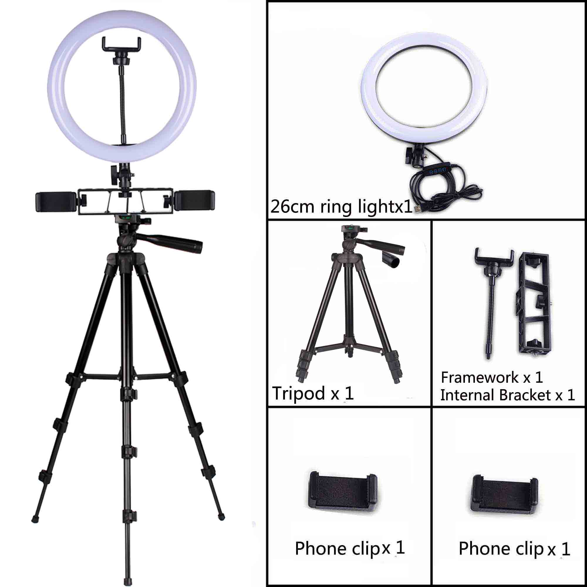 Grundig Ring Light with Tripod - Adjustable Ringlight up to 195cm - Tiktok Lamp with Phone Holder - Selfie Ring Light - Ring Light with 3 Light Modes - Make Up Lamp Grundig Ring Light with Tripod - Adjustable Ringlight up to 195cm - Tiktok Lamp with Phone Holder - Selfie Ring Light - Ring Light with 3 Light Modes - Make Up Lamp