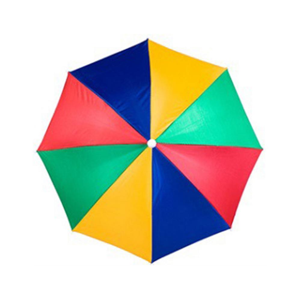 Umbrella Hat Waterproof UV Resistant Hands-Free Fishing Hat Outdoor Foldable Camping Fishing Cap Beach Head Umbrella Hat: A