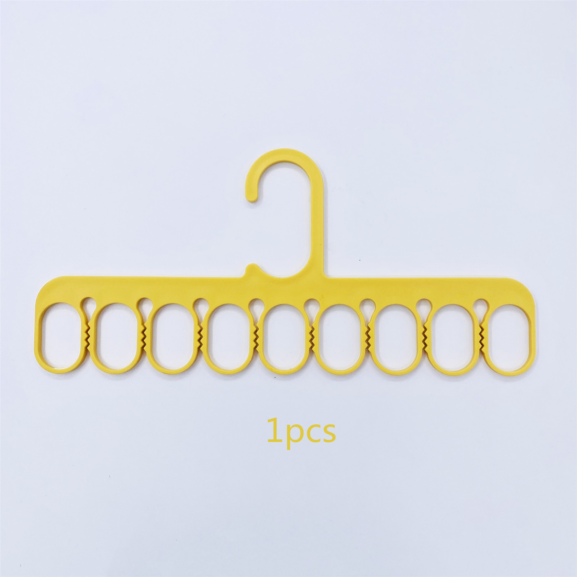 Magic 9-hole Support Circle Clothes Hanger Clothes Drying Rack Multifunction Plastic clothes rack Home Storage folding Hangers: yellow Style 5