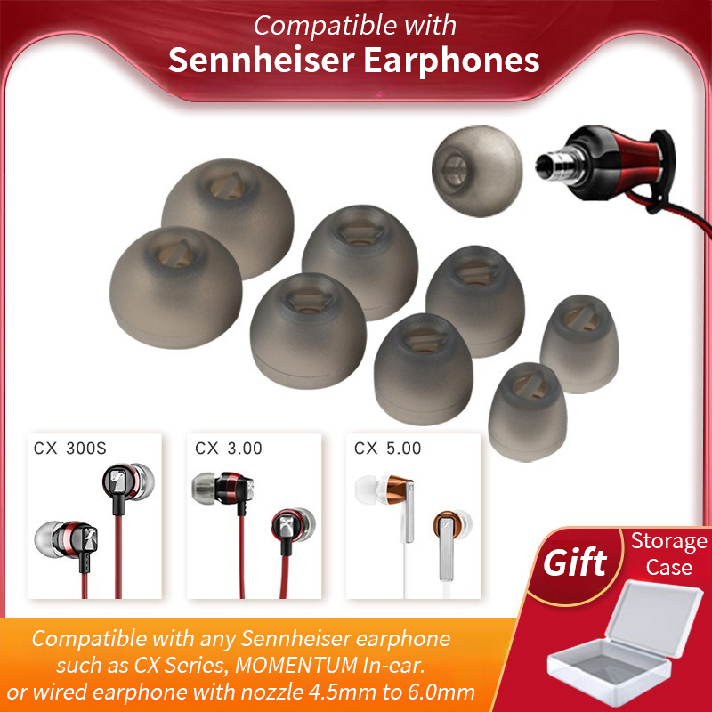Siliconen Oordopjes Oordopjes antislip Vervanging Oordopjes voor Sennheiser Momentum cx3.00 cx5.00 CX7.00BT In-Ear Oortelefoon Oordopjes
