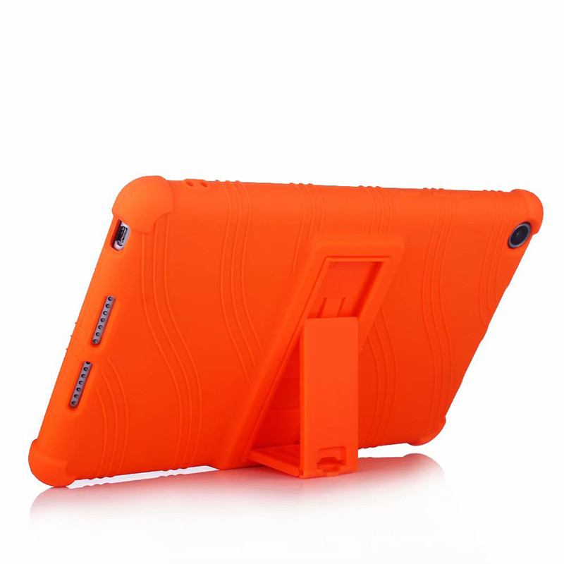 Silicone Soft Back Case for Huawei Mediapad M5 Lite 8.0 inch Tablet Holder Stand Cover For Honor 5 8.0" Honor pad 5 8" Capa+Pen