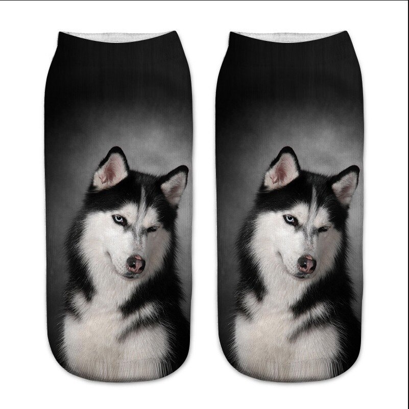 3D Afdrukken Kinderen Sokken Hond Mode Unisex Jongens Meisjes Christmas Sokken Lage Ankle Grappige Sok Voor 8-16T Kids: 30
