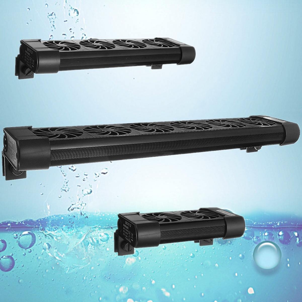 Aquarium vis tank automatische temperatuurregeling ventilator tank koeling aquarium ventilator waterkoeling dempen 2/3/4/5/6 kop ventilatoren