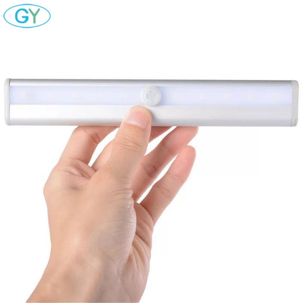 Mini led-skabslampe, selvklæbende lampe til køkken, soveværelse, skab, skuffe, garderobebelysning, led-batterilampe, luzes