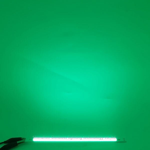 LED COB 200mm 10mm 12v cob led Strip light bulb source 10W Warm Nature White Blue Red Green Yellow FLIP Chip for auto light DIY: Green