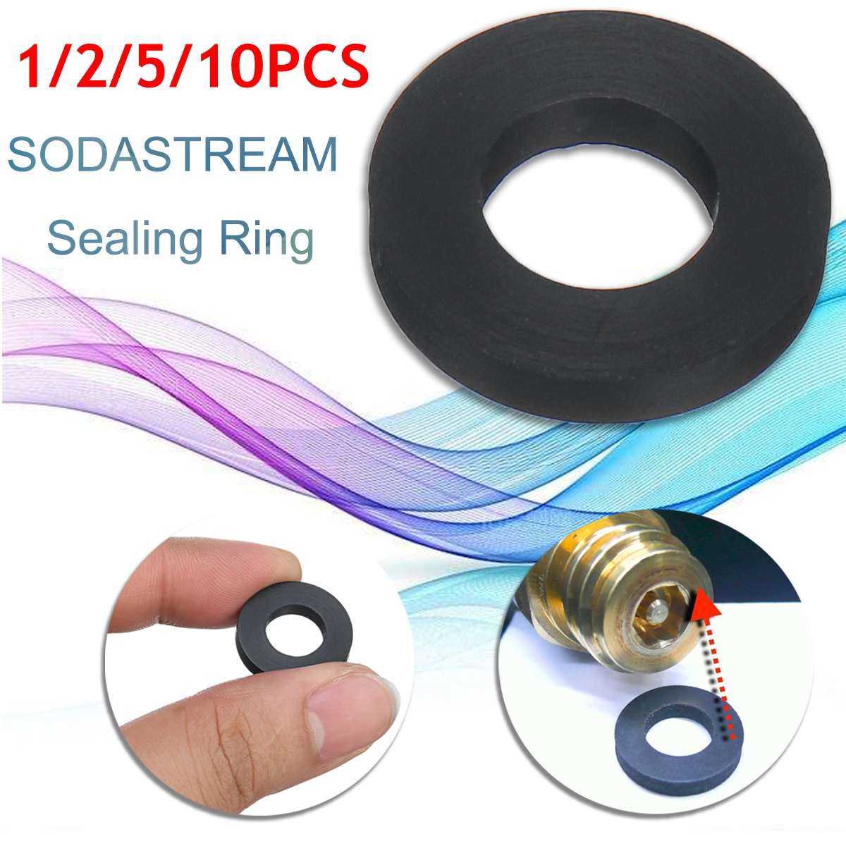 1/5/10 pièces/lot joint d'étanchéité joints de rechange bague pour Sodastream buse réparation adaptateur régulateurs accessoires