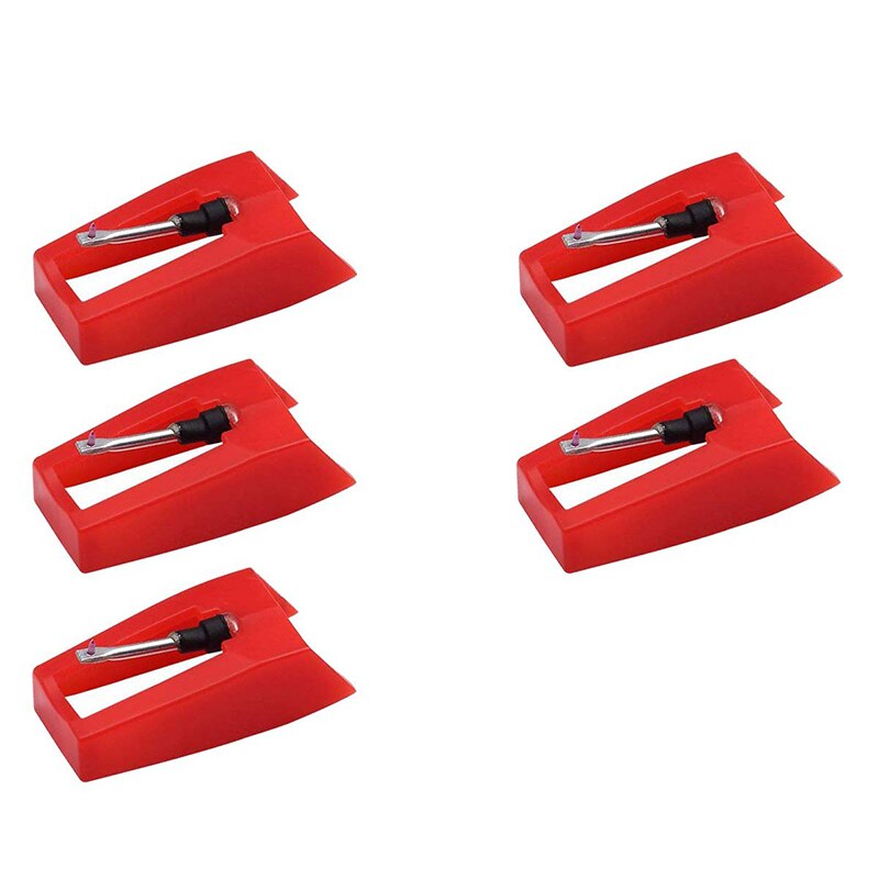 LP Phonograph Record Player Stylus Needle Replacement,5 Pcs Stylus Turntable Needle for Record Turntable Player