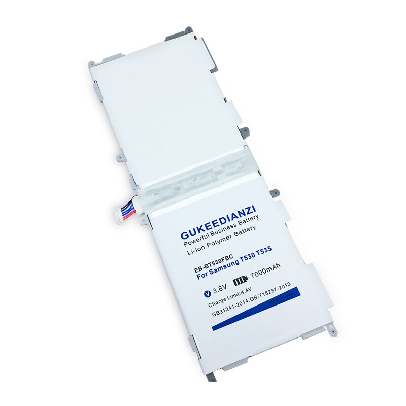 Batería de polímero de litio para Samsung GALAXY Tab 4, SM, T530, T531, T535, EB-BT530FBC, 12000mAh
