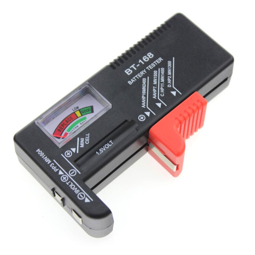 Digital Lithium Battery Capacity Tester General Battery BT-168 Battery Capacity Tester 1,2,3,4,5, 9 v Batteries Tester