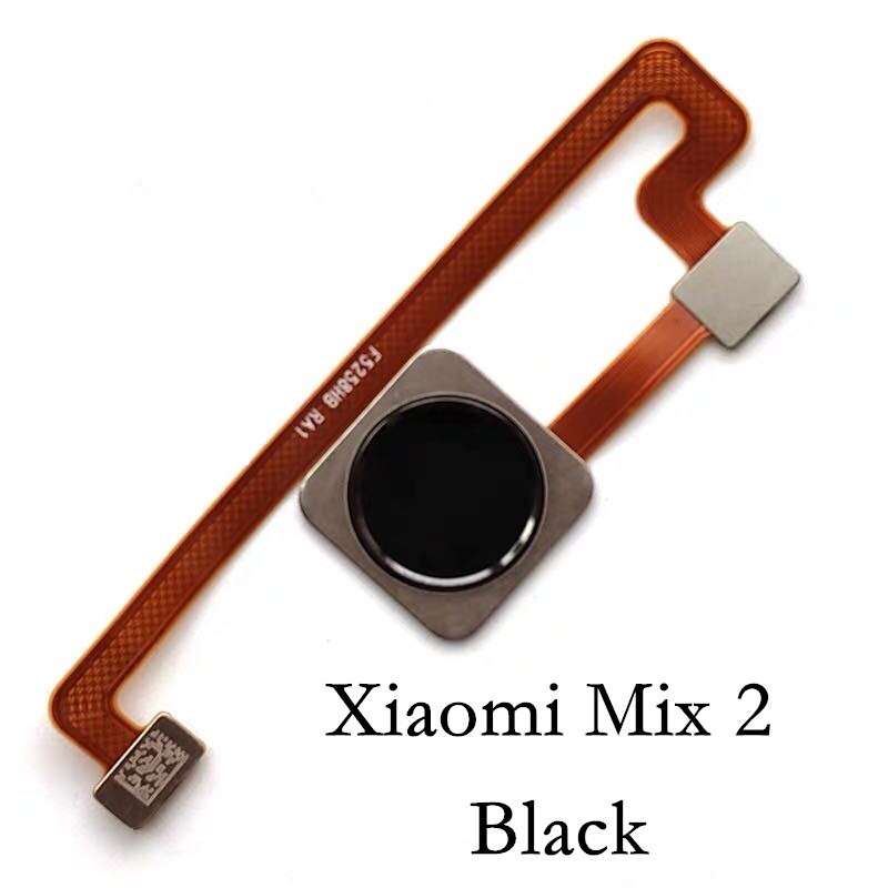 Home button fingerprint sensor flexible cable for Mi Mix 2 2s mobile phone repair accessories: Mix 2 Black