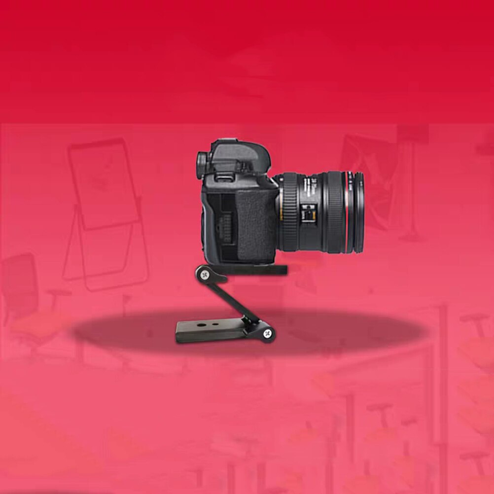 Tilt Head Z Mount Bracket Tripod Head Quick Release Plate Mounting for Monopod Slider Rail Cage Rig Stabilizer Gimbal for DSLR