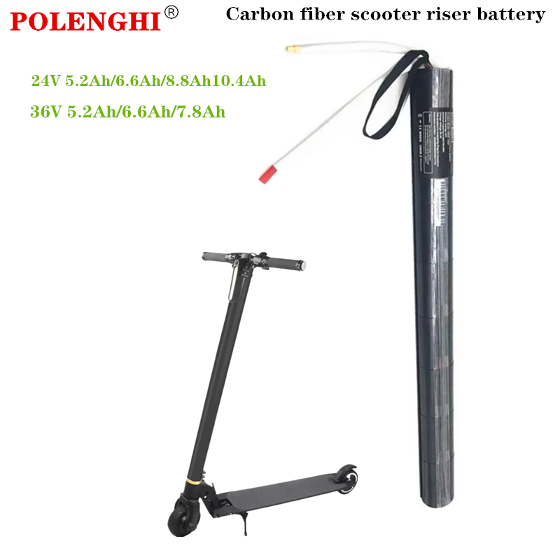 100% Originele Veilige En Duurzame 24V 36V 5.2/6.6/8.8/10.4ah Koolstofvezel Scooter Elektrische Scooter Batterij Koolstofvezel Batterij