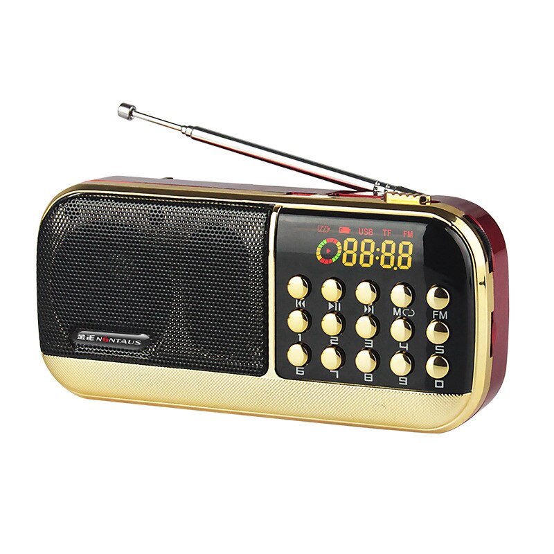 Jinzheng B870 radio MP3 vieil homme mini haut-parleur de carte audio lecteur de musique portable