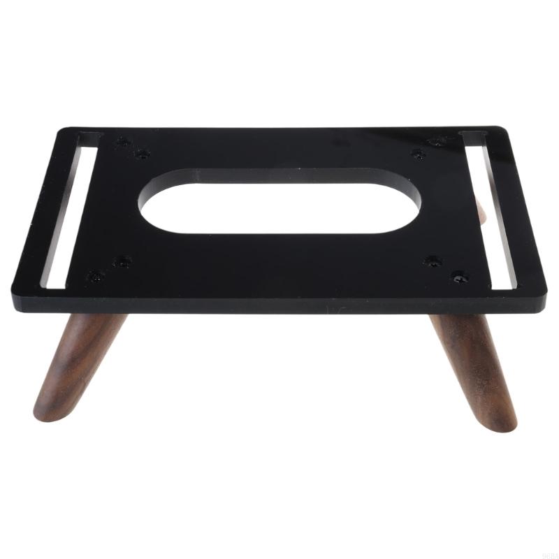 96BA Desktop Speaker Stand for Authentics 200 300 Speaker Acrylic Base Mount: Silver