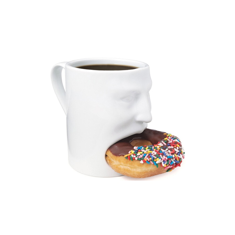 Baosen Creativo Tazza di Caffè con Il Biscotto Del Biscotto dolce Tasca Tazze di Ceramica E Tazze per Caffè Latte Acqua Tazza di Tè Articoli e Attrezzature per Acqua, Caffè, Tè