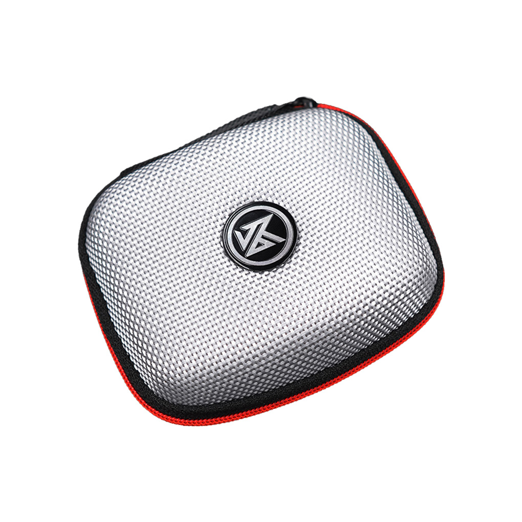 Original KZ boîte pour écouteurs Mini étui pour casque casque portabilité filaire écouteur paquet stockage ZEX Pro/EDX sacs pour écouteurs: MARRON