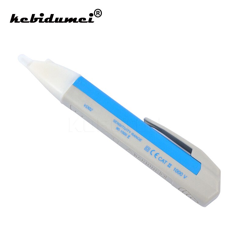 Kebidumei-Bolígrafo de marcado eléctrico portátil, Detector de voltaje duradero, probador, Sensor de CA 90 1000V, prueba, alarma de zumbador LED