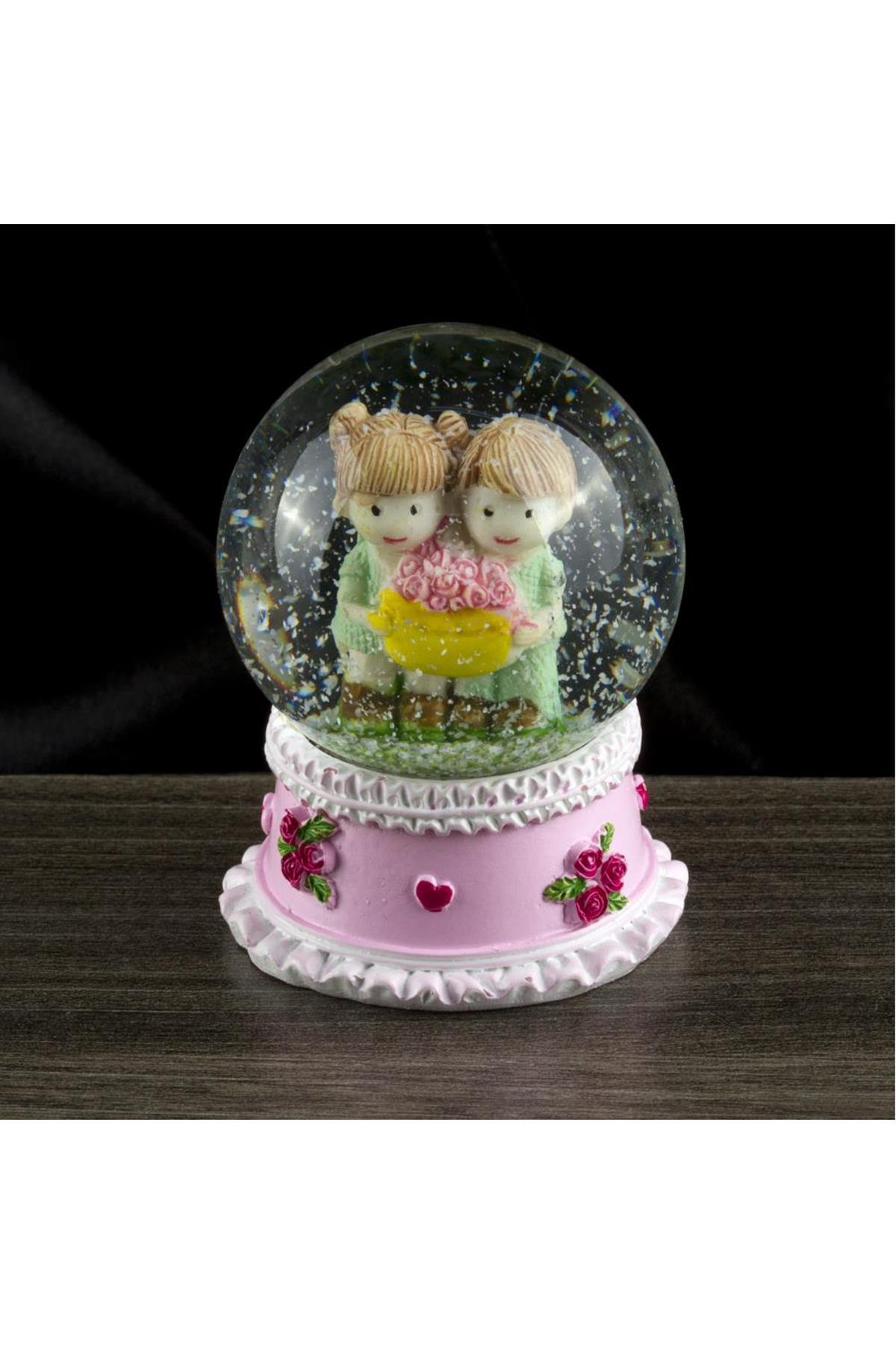 Double Figured Tiny Sphere Color: Green