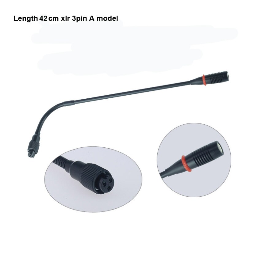 Meet Microphone Head Aviation Straight XLR 3pin Microfone for Microphones Mixer Tablet Microfone 25cmm 59cm: 42cm A