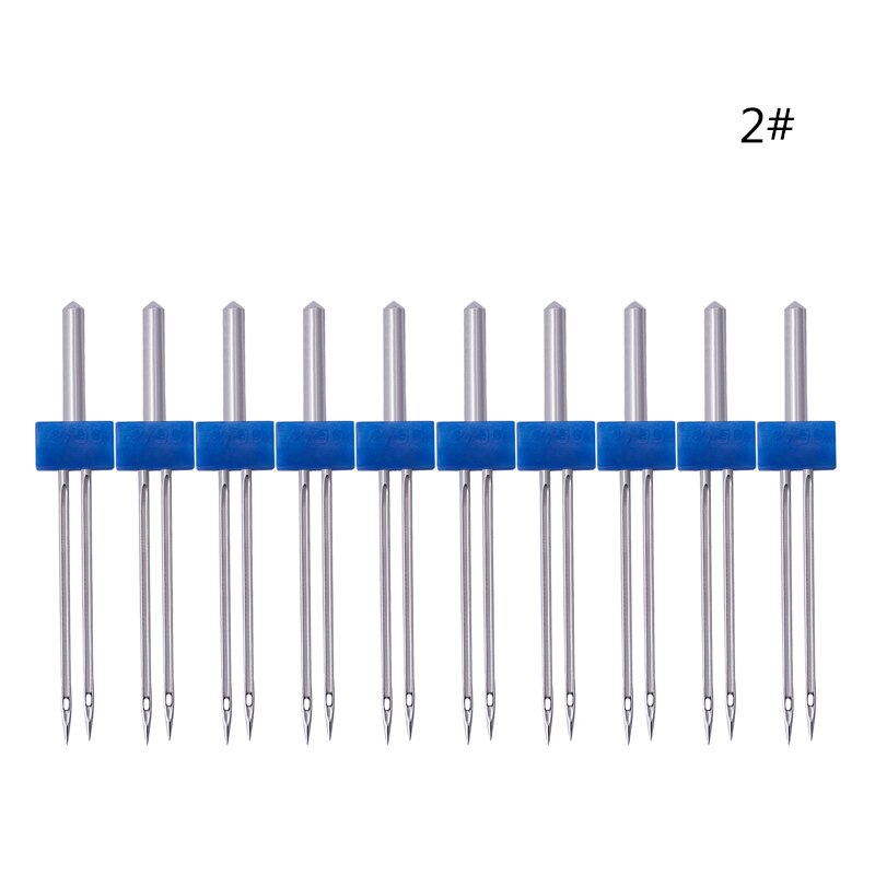 Agujas dobles multifuncionales para máquina de coser, 2/3/4MM, 6 uds.