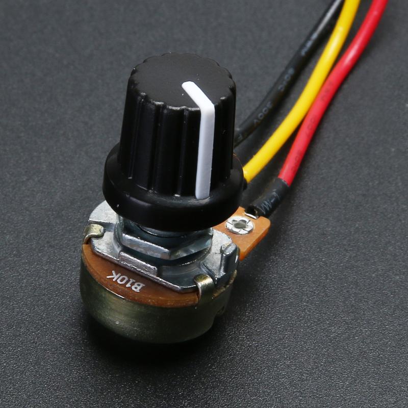DC Motor Speed Controller C10V12V24V30V 120W PWM 500HZ Adjustable Volt Motor Controller CCM2 Overload short Circuit Protection