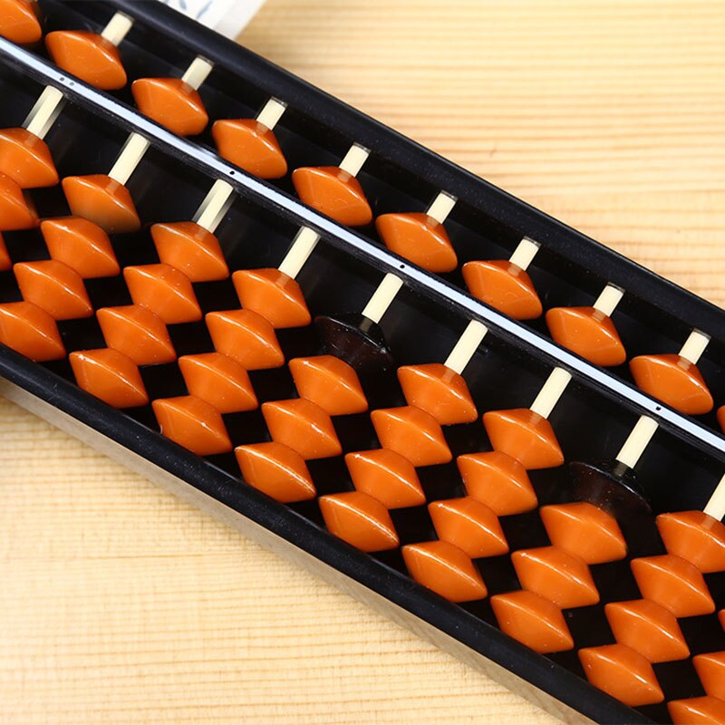 Plastic Abacus 15 Cijfers Rekenkundige Tool Kid 'S Math Leren 5 Kralen Mentale Abacus Traditionele Aid Caculating Speelgoed