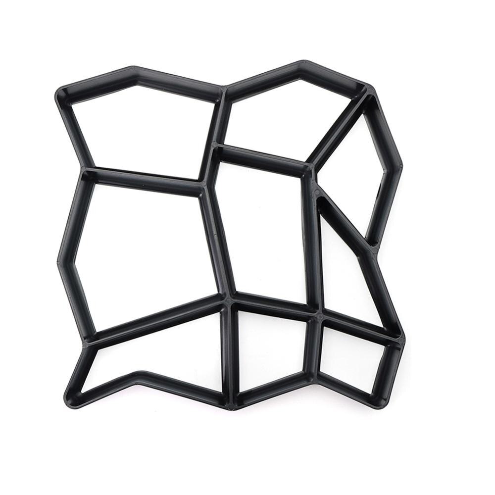 Manually Paving Cement Brick Concrete Molds Garden DIY Plastic Mold Path Pavement Model Stepping Stone Road Cement Brick Maker: P