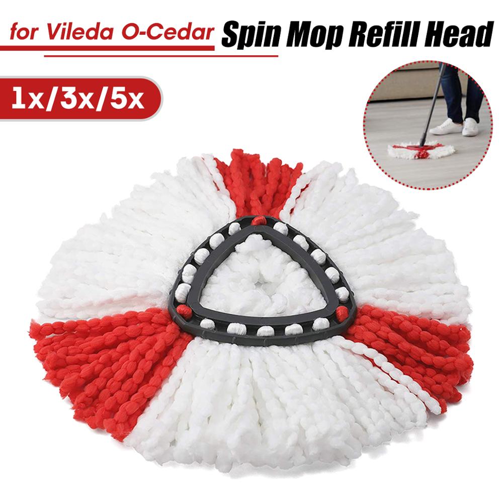 Microfiber Spin Mop Refill Head Replacement For Vileda O-Cedar EasyWring