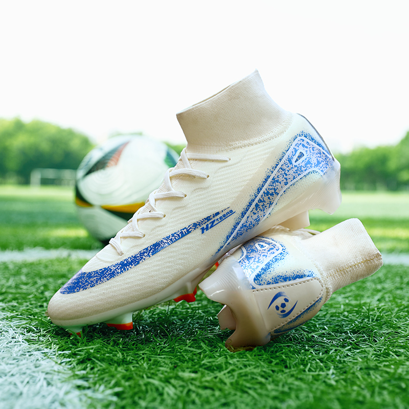 Profi Fußballschuhe Herren Sozial Cleats Gras Ausbildung Original Sportschuhe Rutschfeste, ultraleichte Fußballplatzstiefel für Höhle Innenbereich