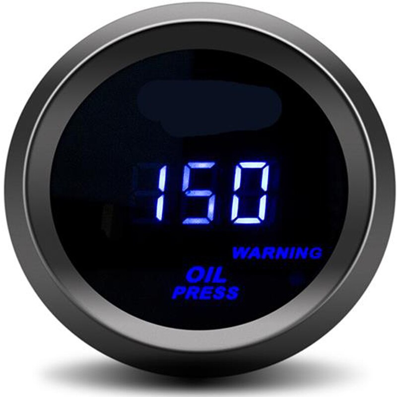 52mm Car Digital Turbo Boost Gauge PSI BAR Water Temp Oil Temp Oil Pressure Gauge Voltmeter Tachometer Rpm gauges Air Fuel Ratio: oil pressure gauge